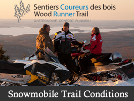 Trail Condition snowmobile