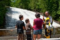 Martin and friends at the Windigo Falls